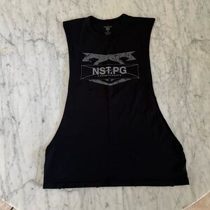 Nasty Pig NSTPG Muscle Tank Top Men’s XL Black Graphic Sleeveless Cotton